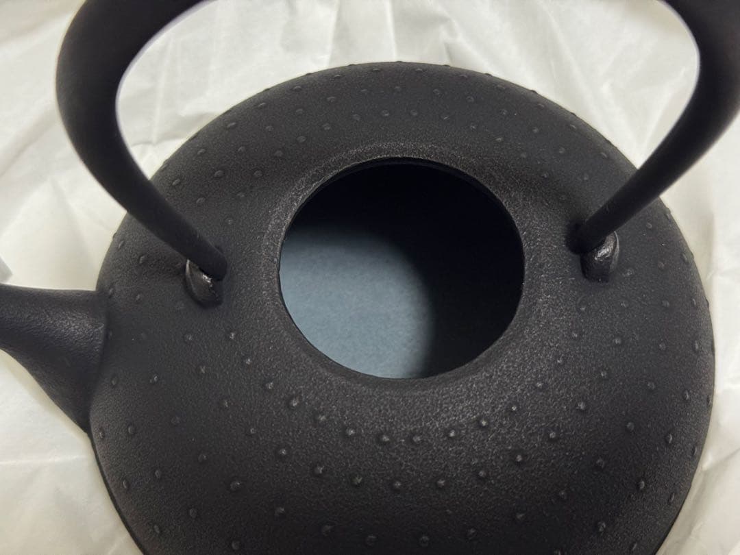 【新品未使用】鉄瓶 南部鉄器 空間鋳造 Sayu 小 400ml（満水0.5L）