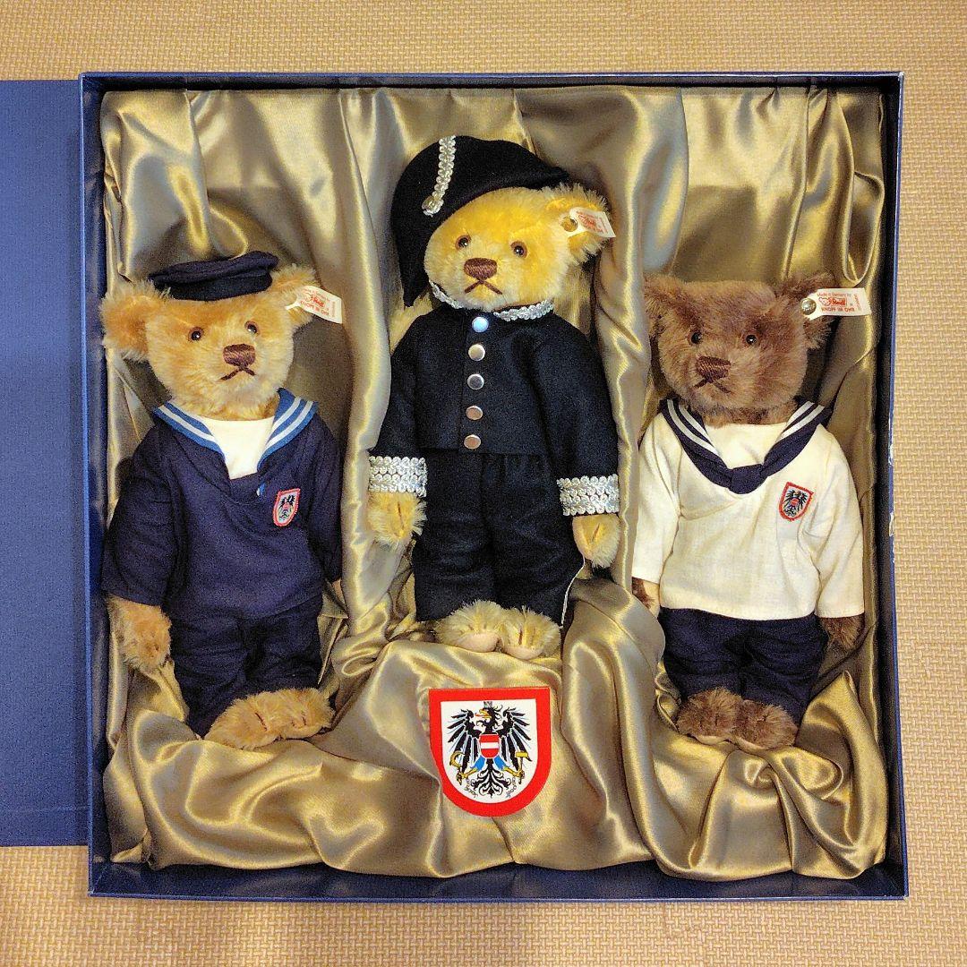 シュタイフ ウィーン少年合唱団 500周年記念限定ベア 3体セット Steiff