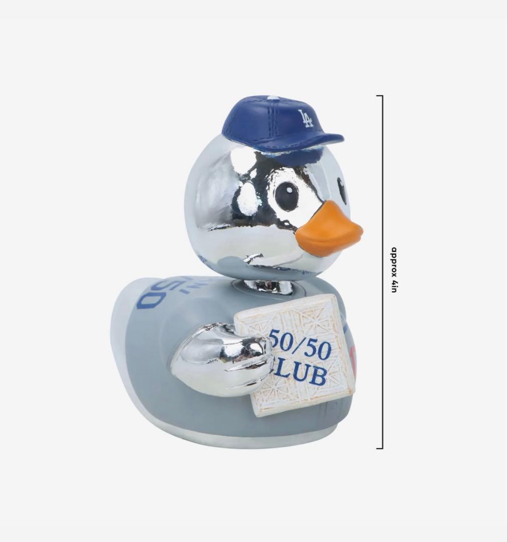 【世界1050体限定】大谷翔平　50/50　シルバーミニダック　ボブルヘッド