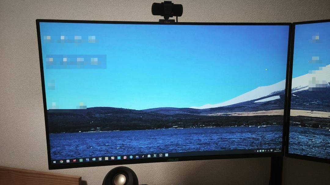 ASUS VZ27EHF 27インチ　2台　モニター用アーム　HDMIケーブル