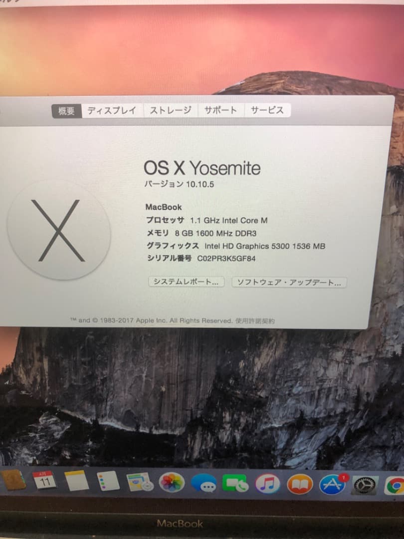 MacBook 2016のゴミ