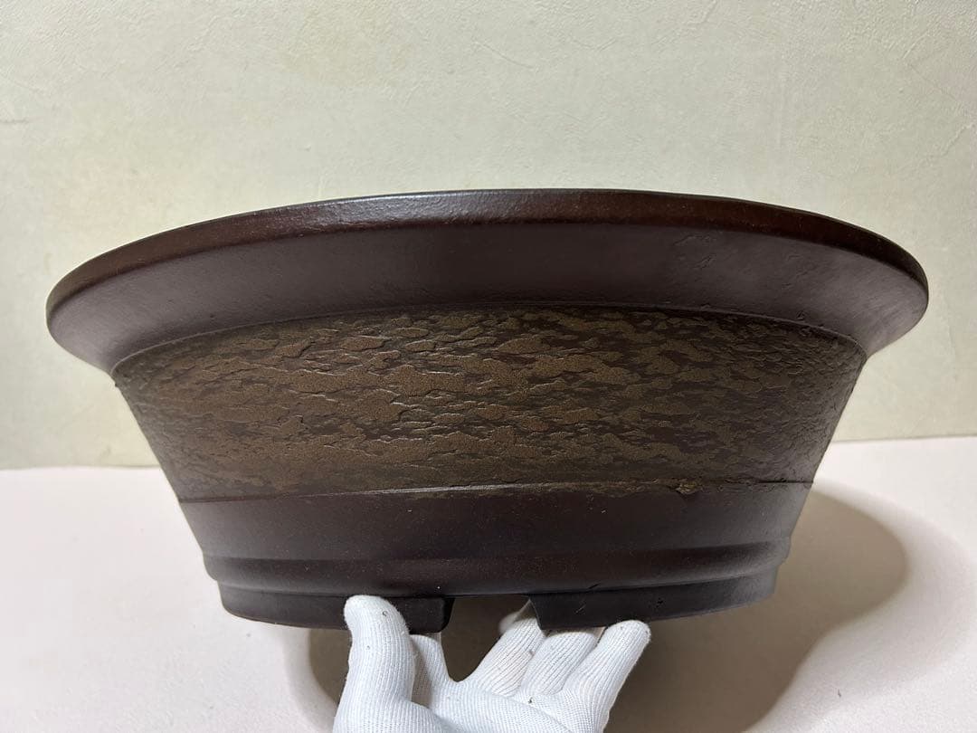 大型　松皮盆栽鉢　松柏盆栽　雑木盆栽　皐月盆栽