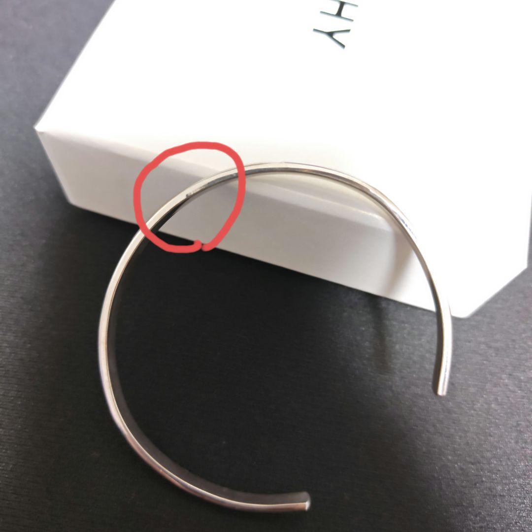 アクセサリー CTHY BANGLE RHODIUM SILVER