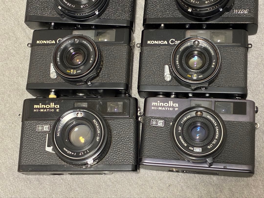 ⭐️希少⭐️9台まとめ売り⭐️ ブラックボディ レンジファインダー フィルムカメラ