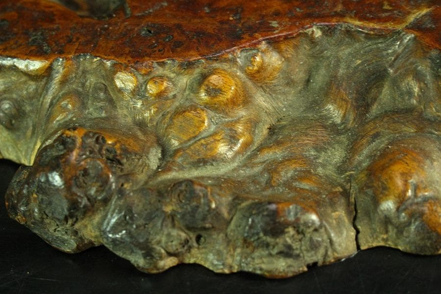 自然木 葡萄木 敷き板 時代物(K-A716)