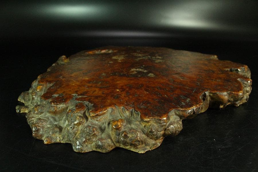 自然木 葡萄木 敷き板 時代物(K-A716)