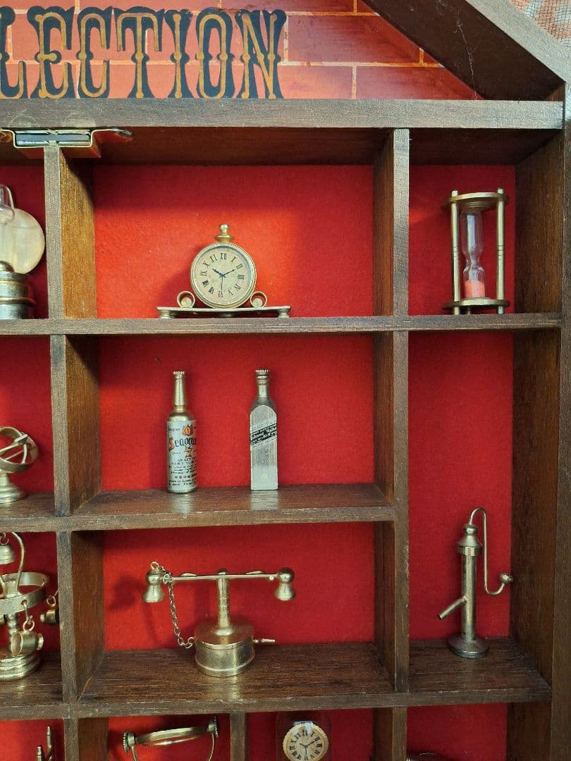 ミニチュアアンティークコレクションボックスドールハウス