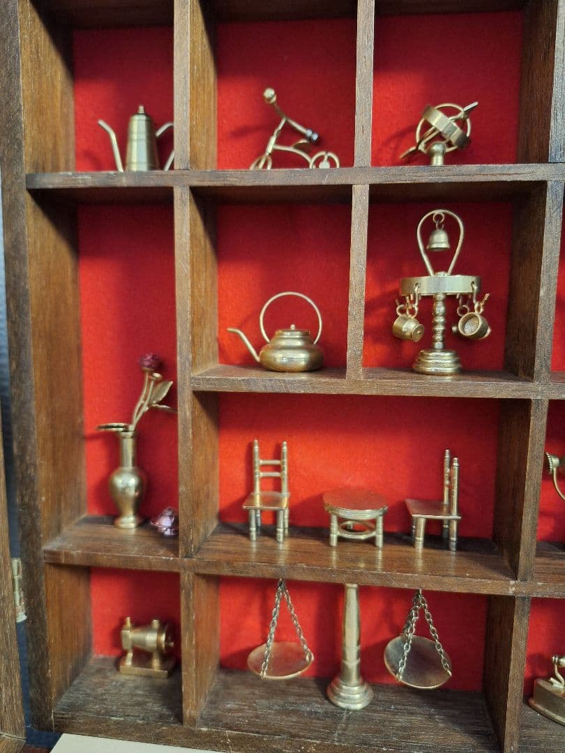 ミニチュアアンティークコレクションボックスドールハウス