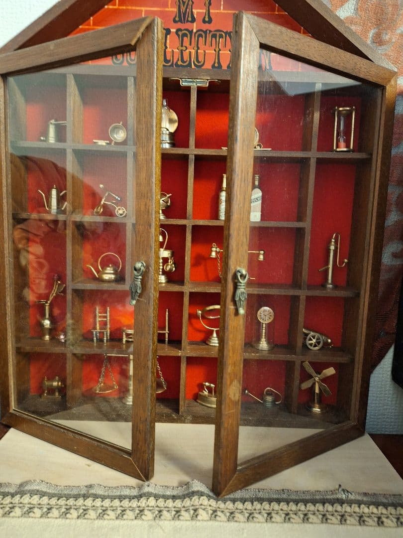 ミニチュアアンティークコレクションボックスドールハウス