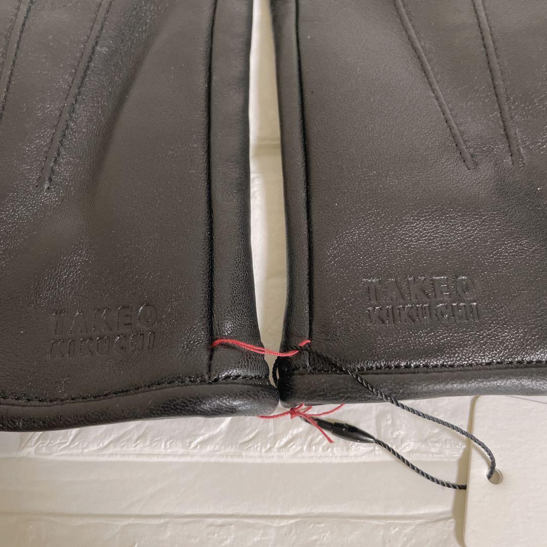 新品未使用 タケオキクチ 革手袋 レザー 手袋 早い者勝ち