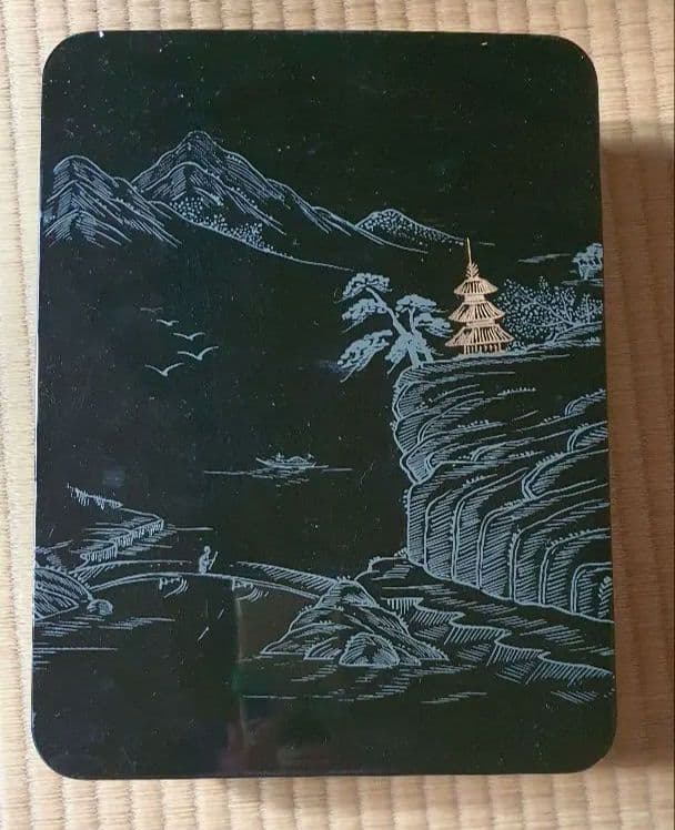 蒔絵　漆器 文箱