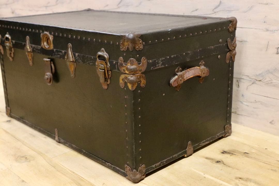 GMHK332B○アンティーク ヴィンテージ トランク BOX