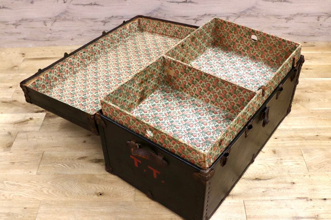 GMHK332B○アンティーク ヴィンテージ トランク BOX