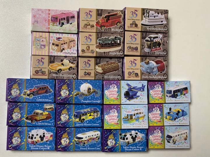 トミカ 東京ディズニーリゾート35周年ビークルコレクション全20種+桜2019