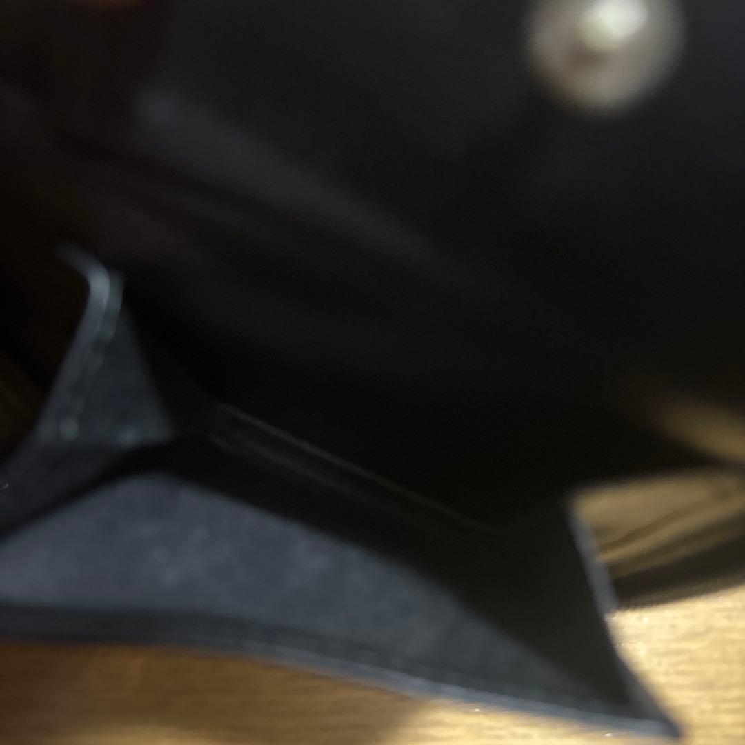 MAISON KITSUNÉ メゾンキツネ キツネ刺繍 二つ折り財布 ブラック