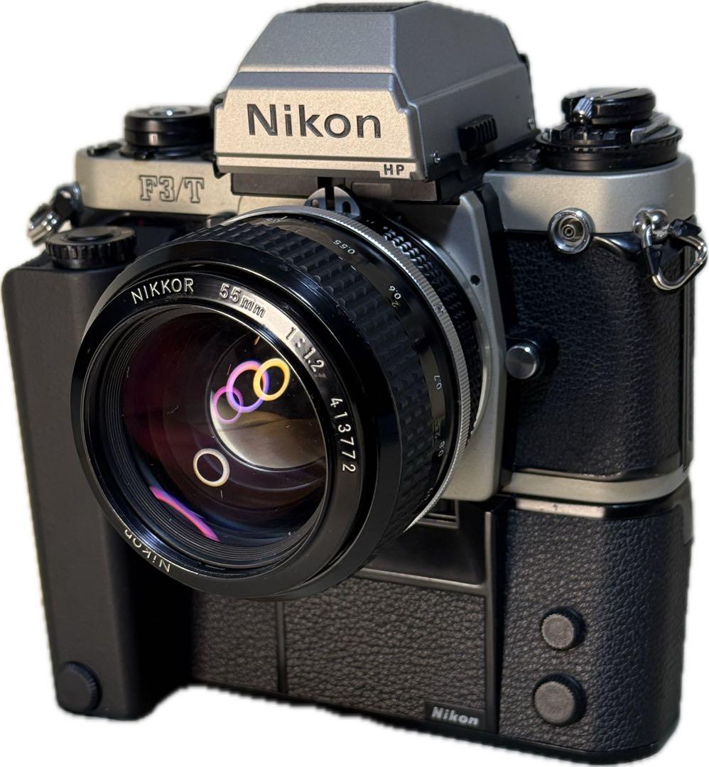 Nikon F3/Tチタンシルバー+MD-4+NIKKOR 55mm 1:1.2