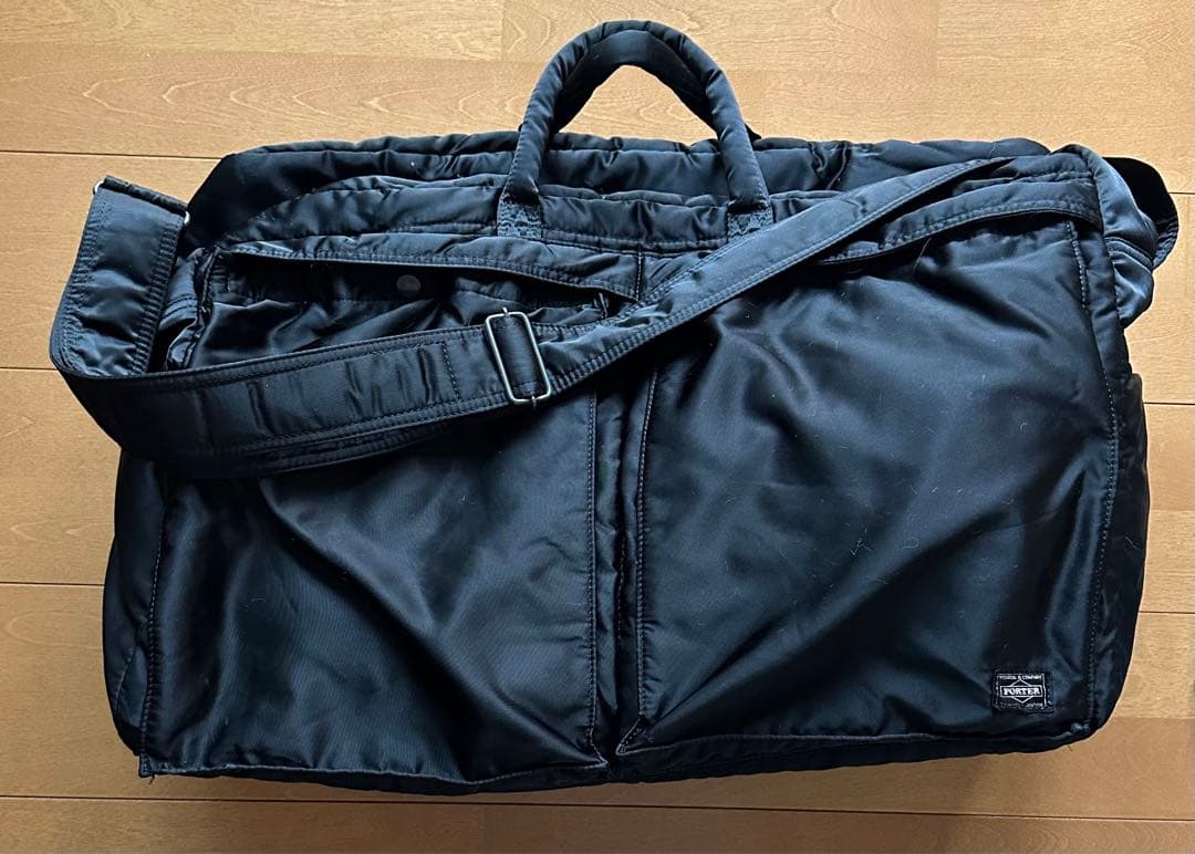 【希少】PORTER TANKER ダッフルバッグ ブラック Lサイズ 廃盤レア