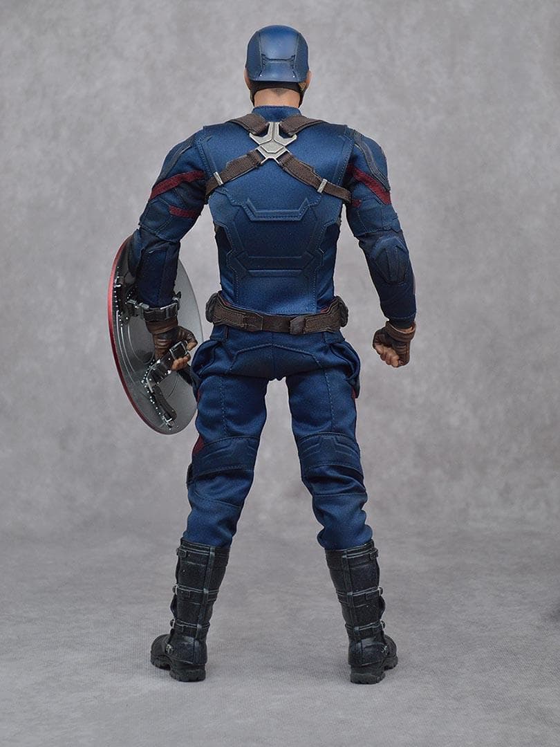 ホットトイズ キャプテン・アメリカ バトル版 シビル・ウォー 1/6 フィギュア