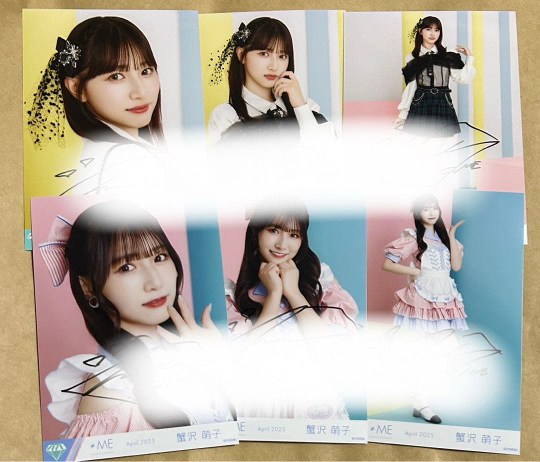 ノイミー 蟹沢萌子 生写真 直筆　まとめ売り