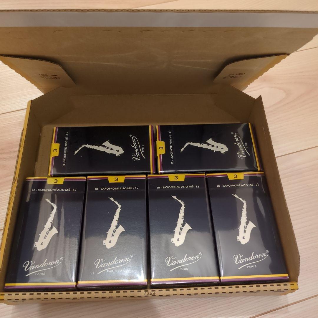 Vandoren アルトサックスリード 6箱　青箱　トラディショナル