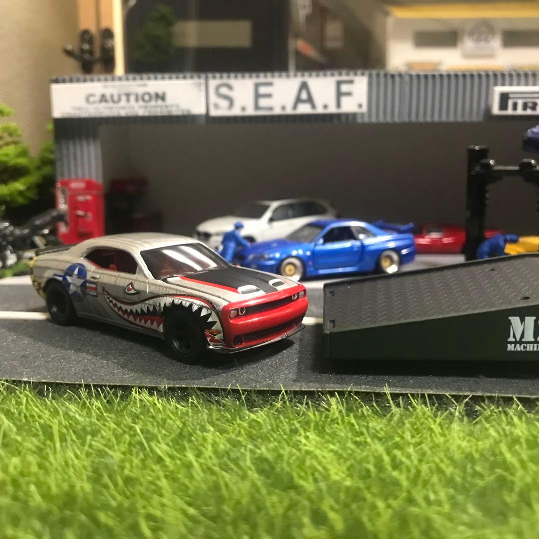 M2 シボレー C60トレーラー ダッジ チャレンジャー シャークスタイルセット