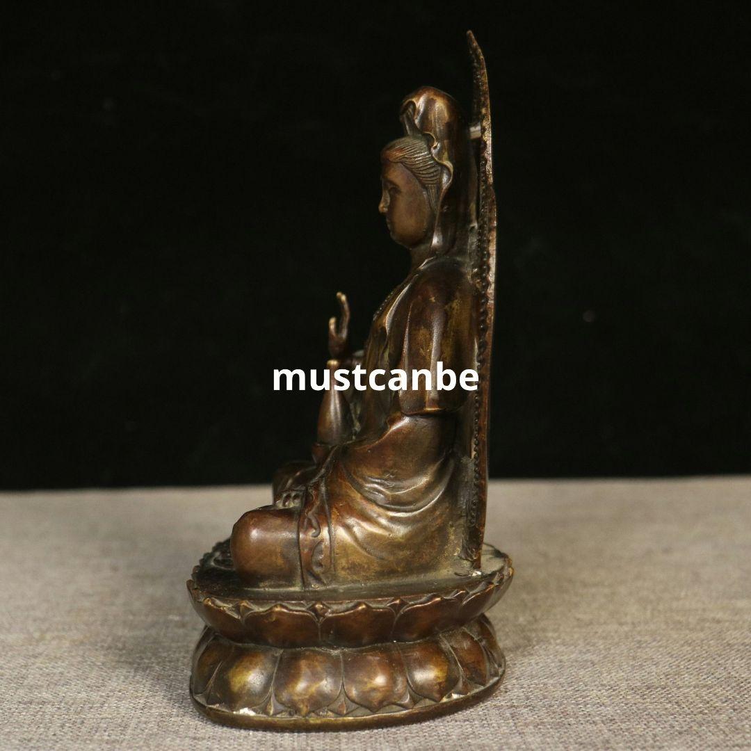 地蔵 菩薩 観音 銅製 仏像 彫刻 置物 開運 風水