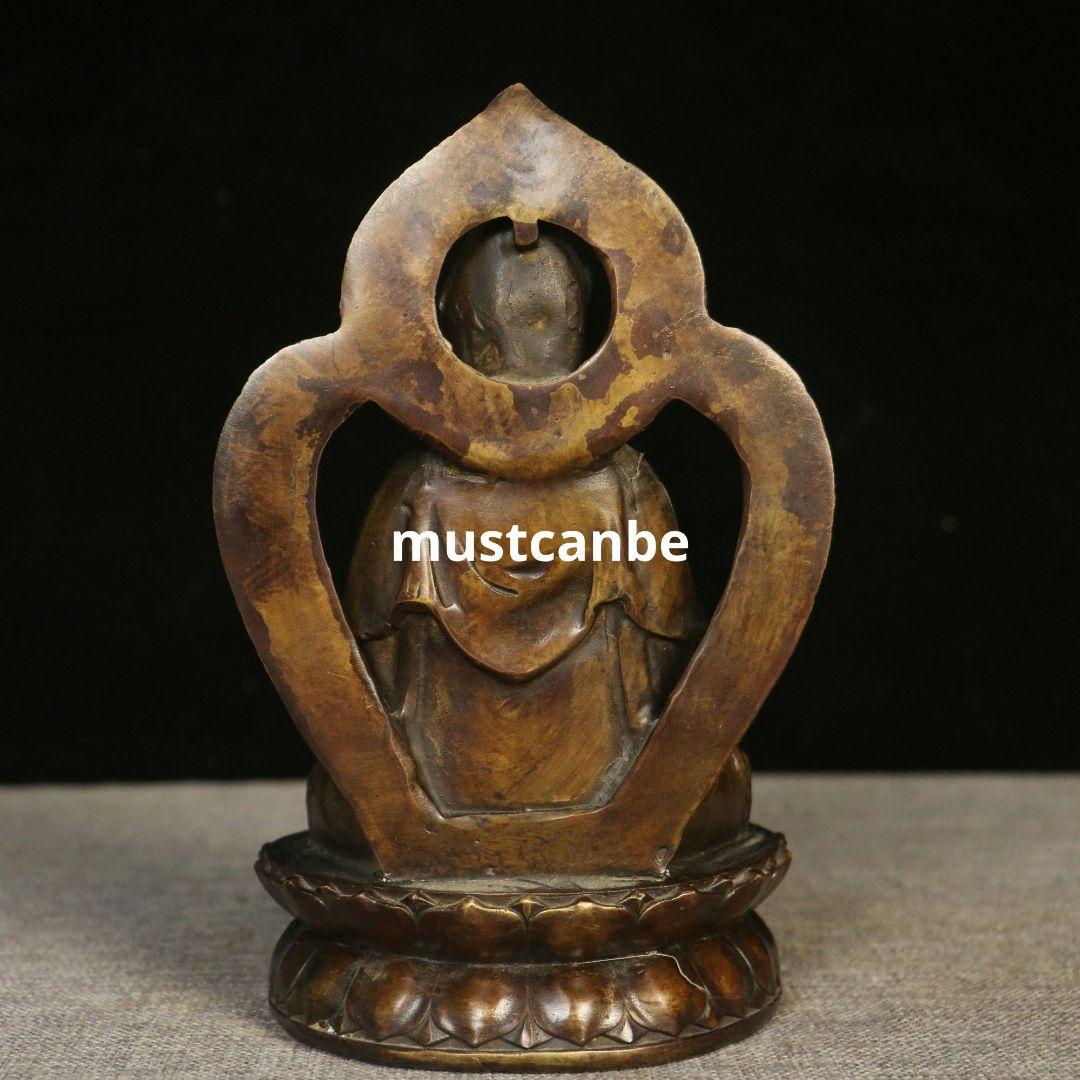 地蔵 菩薩 観音 銅製 仏像 彫刻 置物 開運 風水