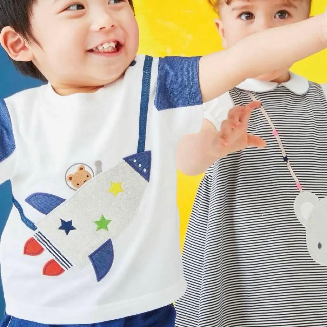 ファミリア　今期タグ付き　Tシャツ　90サイズ