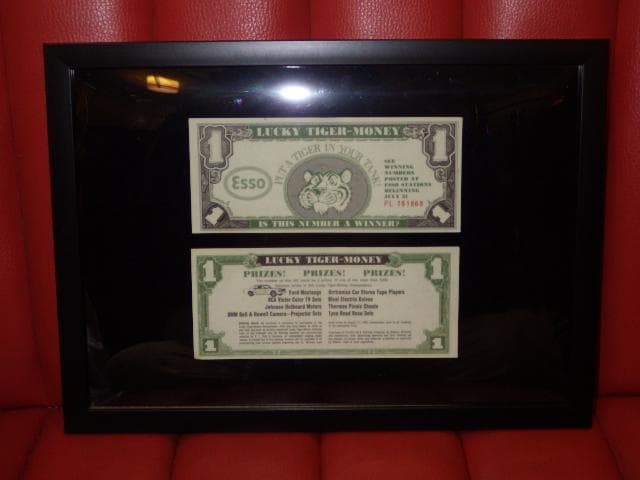 60’S★Esso★壁掛け★1★ビンテージ★エッソタイガー★ポスター★オイル