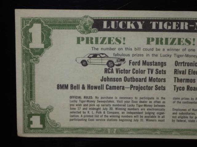 60’S★Esso★壁掛け★1★ビンテージ★エッソタイガー★ポスター★オイル