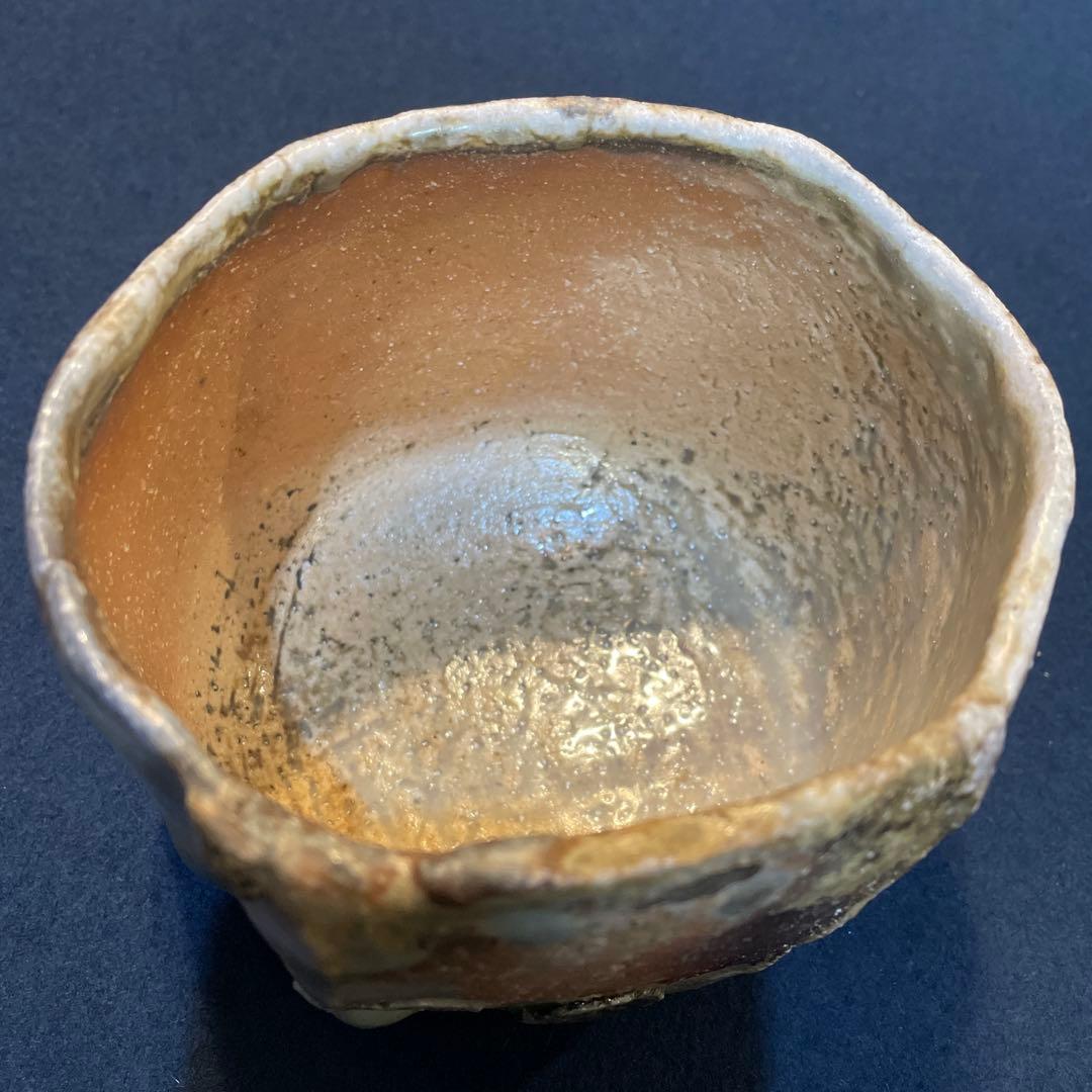 【谷本 洋】氏の作品『伊賀茶碗』です。共箱 共布 茶道具 茶碗※本物保証