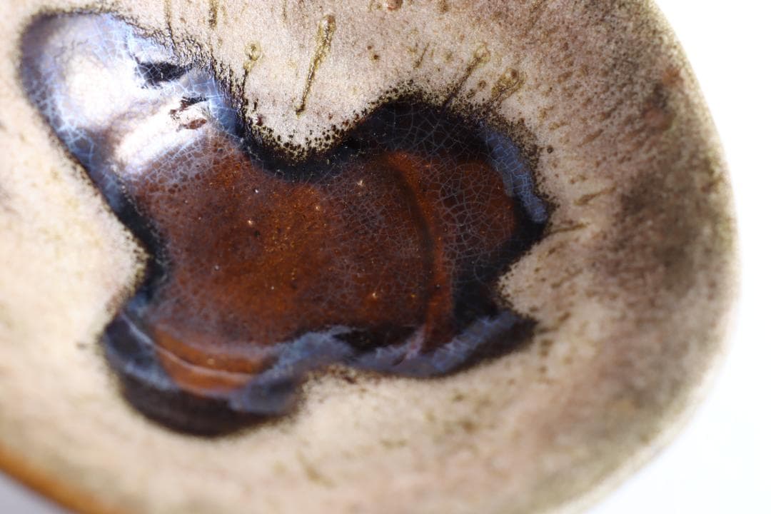 茶道具 大樋長阿弥 平茶碗 夏 共箱