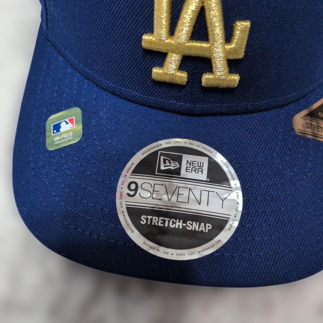 【美品】NEWERA 9SEVENTY ドジャースキャップゴールドコレクション