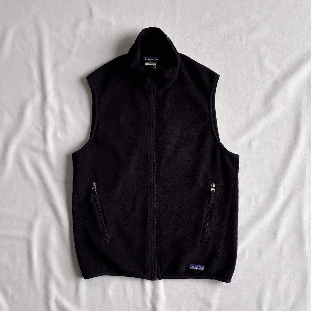 トップス 00s patagonia SYNCHILLA fleece vest BLK