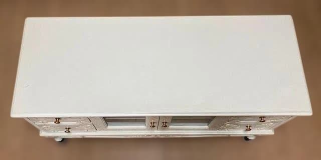 ロココ調 ローボード ホワイト 白 木製 テレビ台 猫脚 プリンセス 姫系家具