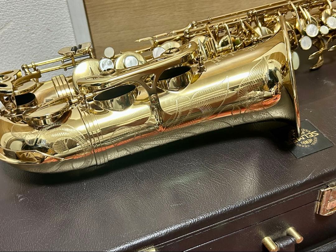 セルマー アルトサックス スーパーアクション80 シリーズ2 53万番台　彫刻