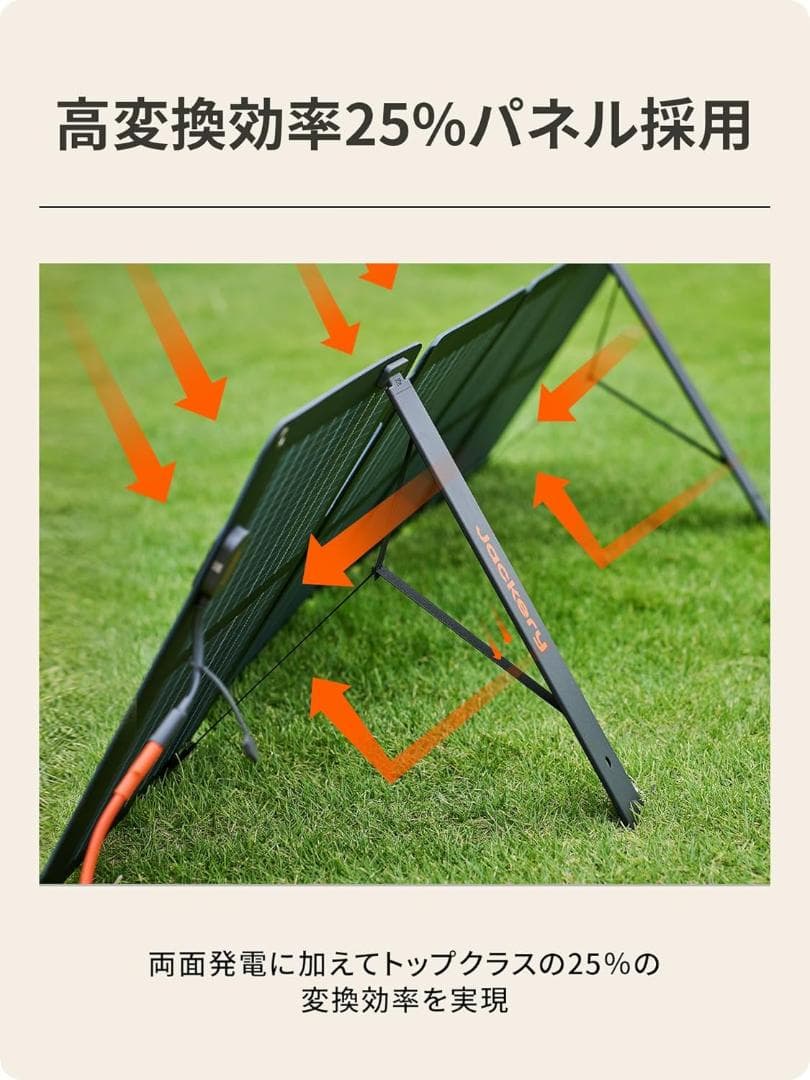 【新品未使用】Jackery SolarSaga 100W air 100W