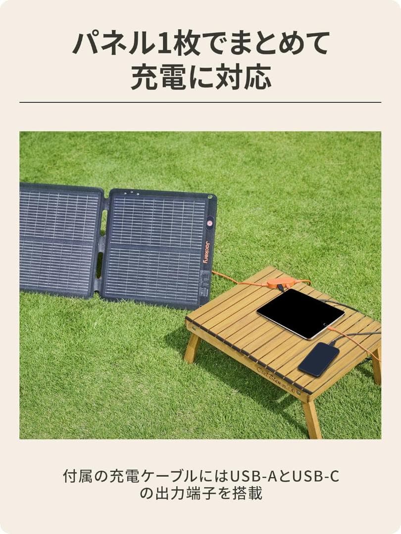 【新品未使用】Jackery SolarSaga 100W air 100W
