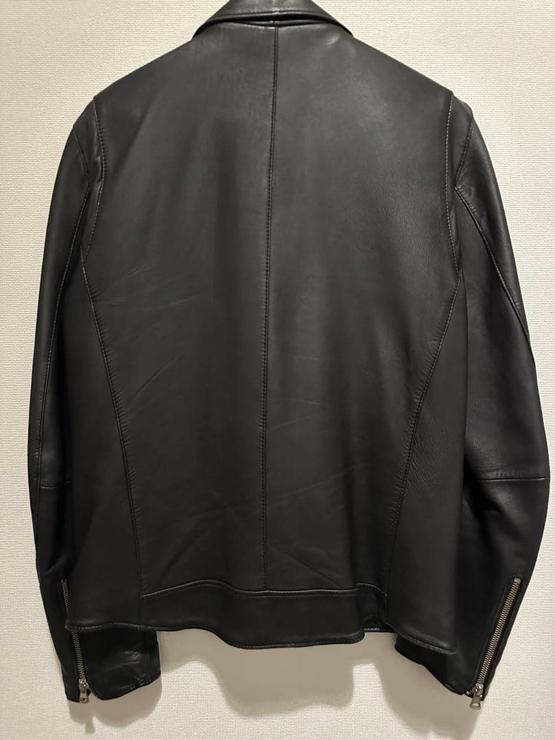 STUDIOUS ラムレザーダブルライダース【定価4万越】