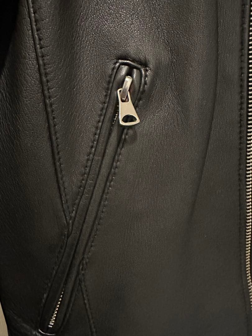 STUDIOUS ラムレザーダブルライダース【定価4万越】