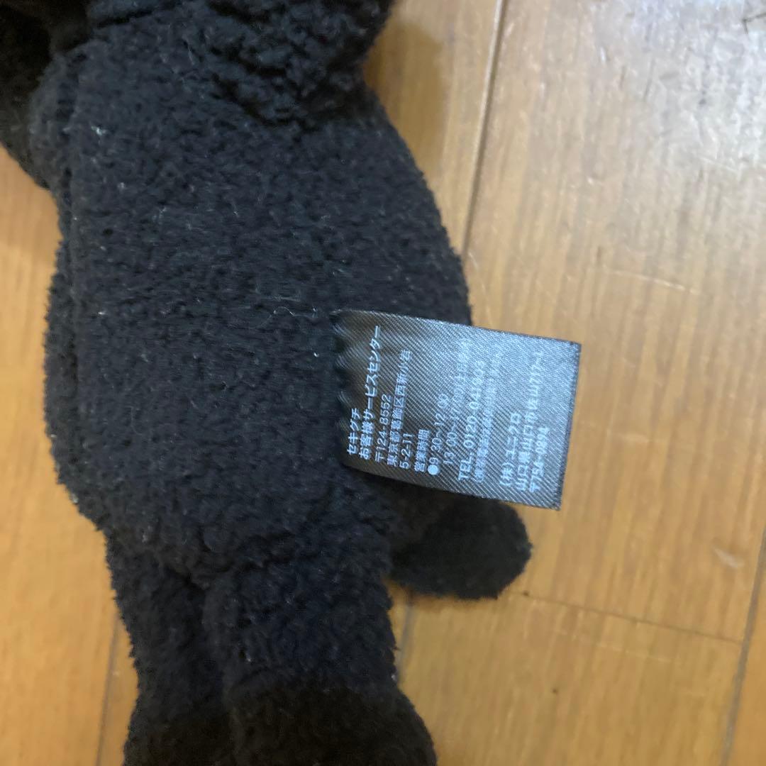 KAWS SNOOPYユニクロ　黒　ぬいぐるみ 約30cm