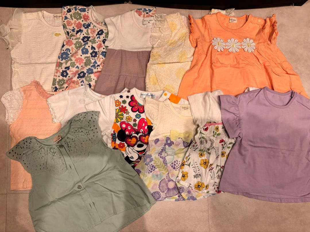 女の子　80 春〜夏　60点