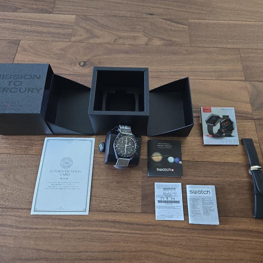 オメガ　Swatch　スピードマスター　マーキュリー