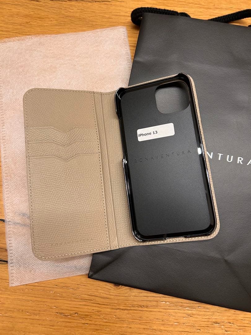 新品未使用 BONAVENTURA iPhone 13/14 グレージュ