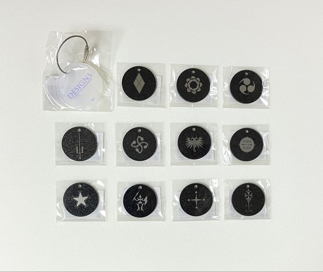 キーリング+エンブレムチャーム 全11種類セット DESIGNS永野護デザイン展