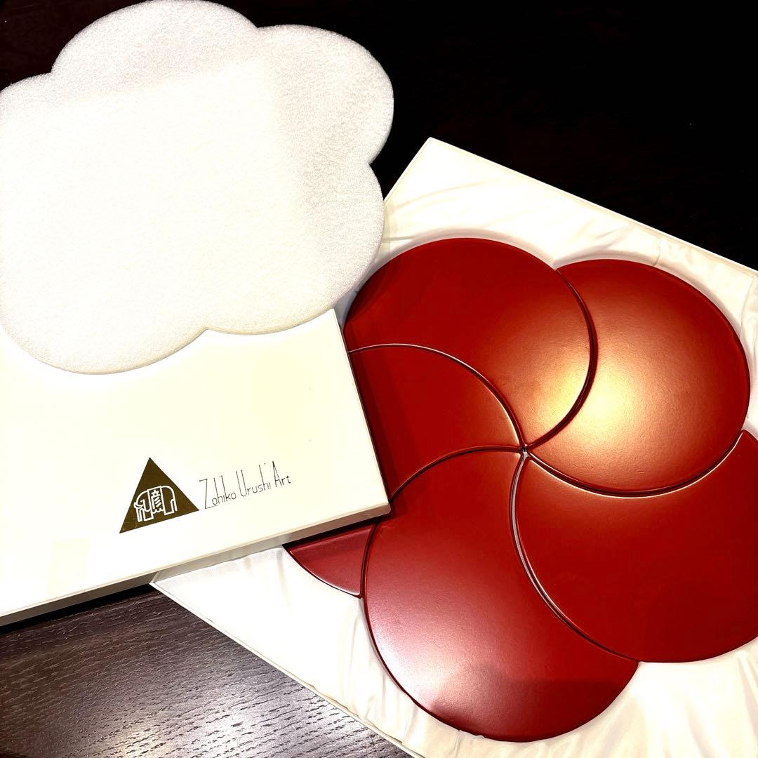 象彦★花寄せ★銘々皿★梅★新品★