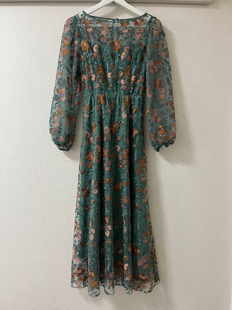 【12/31まで値引き】kastane オケージョンドレス　グリーン