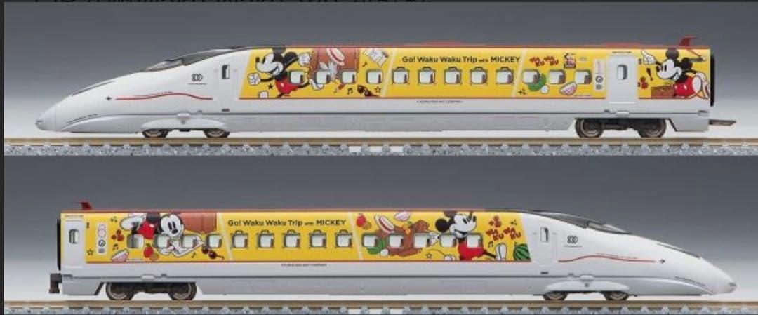 TOMIX97915＆97914セット九州新幹線800系ミッキーマウスデザイン