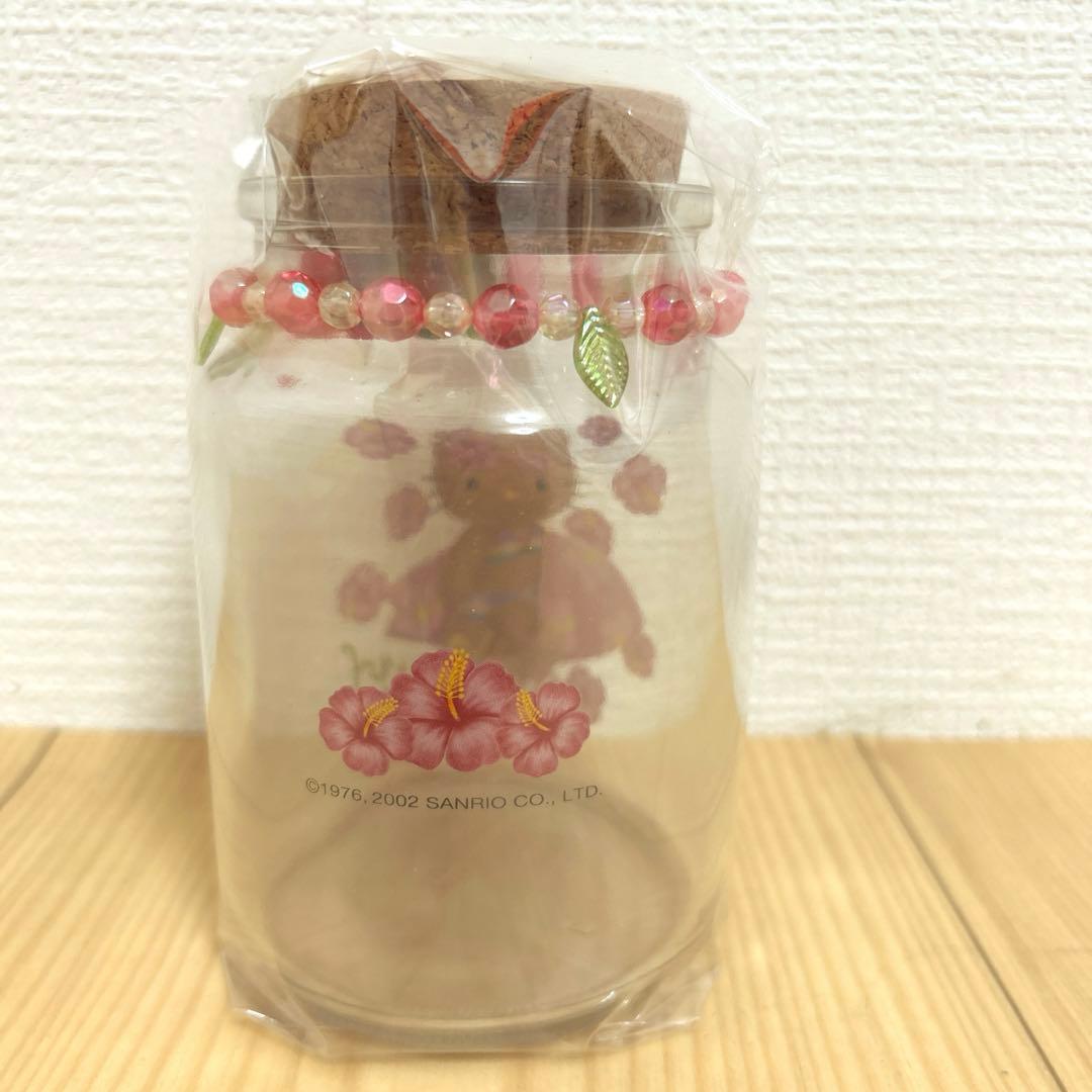 激レア　ハローキティ　ハイビスカス　サーフィンキティ　ビキニ　ビン　キャニスター