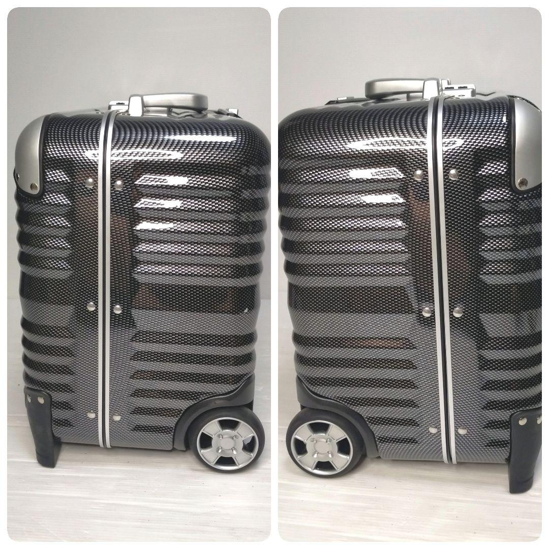 【美品】レジェンドウォーカー 機内持込可2輪スーツケース 黒 即発送